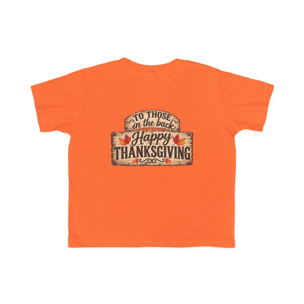 Toddler T-Shirt — 'Happy Thanksgiving' Turkey Truck Design
