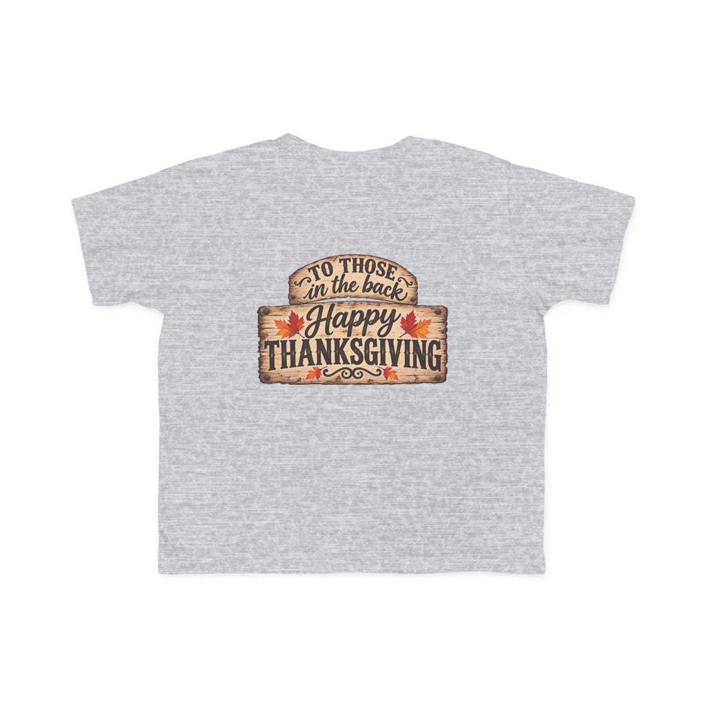 Toddler T-Shirt — 'Happy Thanksgiving' Turkey Truck Design