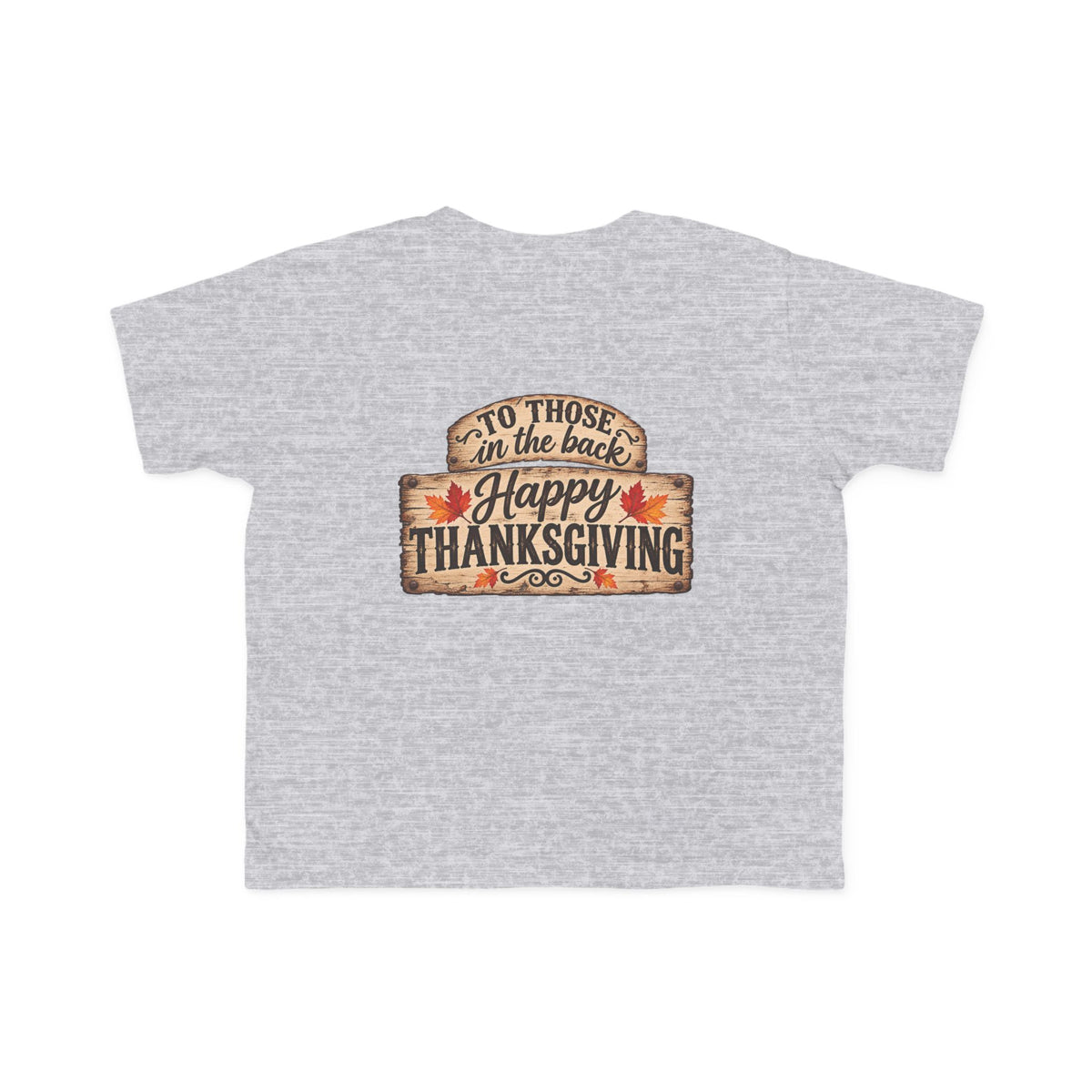 Toddler T-Shirt — 'Happy Thanksgiving' Turkey Truck Design