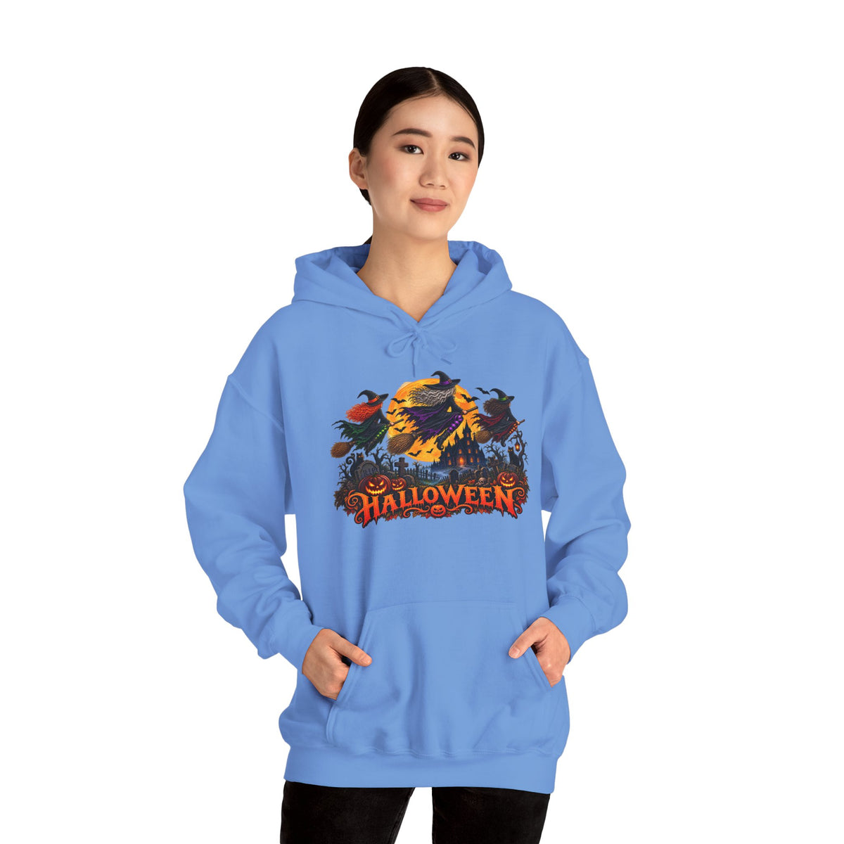 Jack Skellington Moon Halloween Hoodie | Pumpkin Patch Night