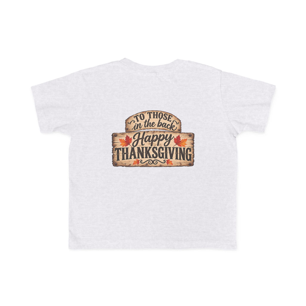 Toddler T-Shirt — 'Happy Thanksgiving' Turkey Truck Design