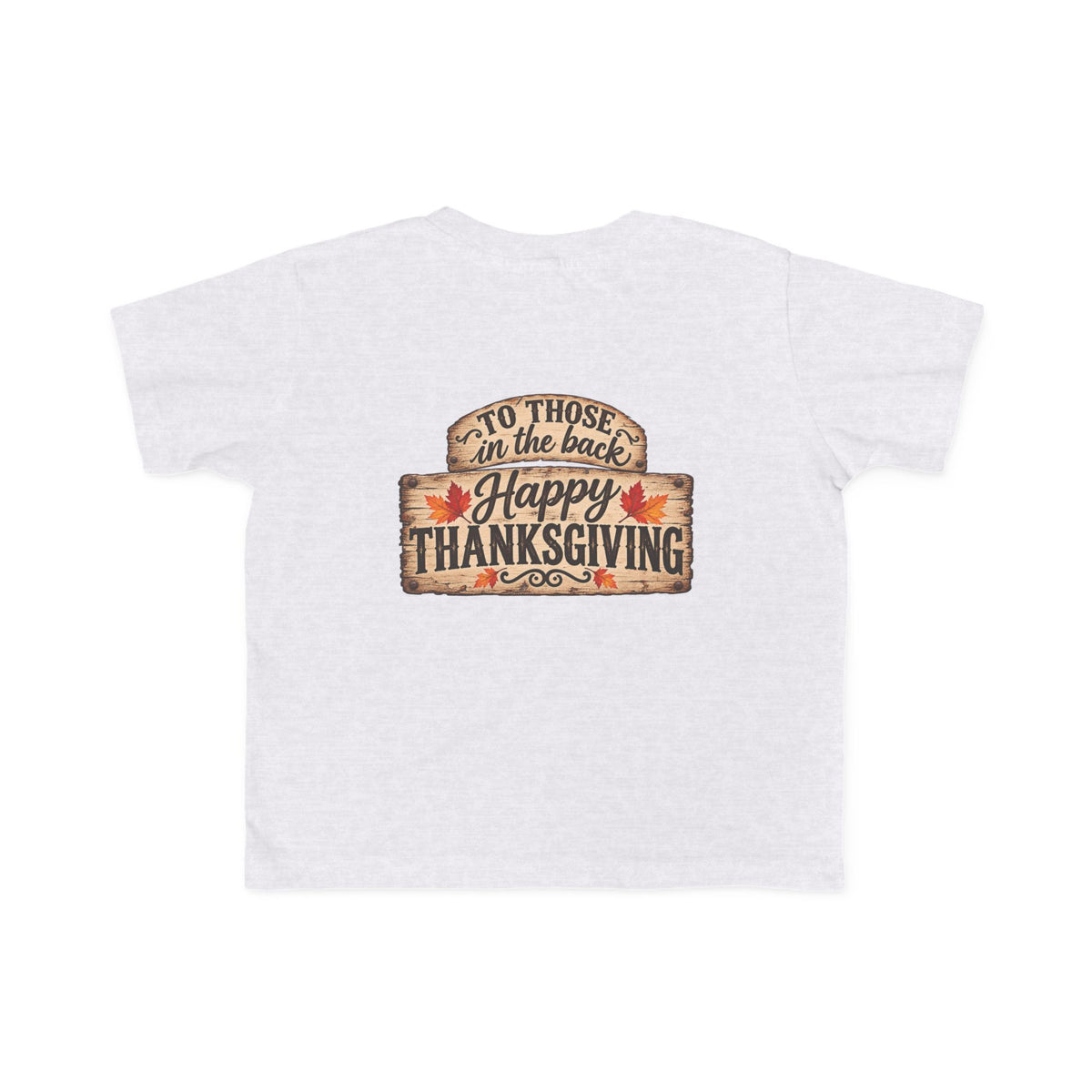 Toddler T-Shirt — 'Happy Thanksgiving' Turkey Truck Design