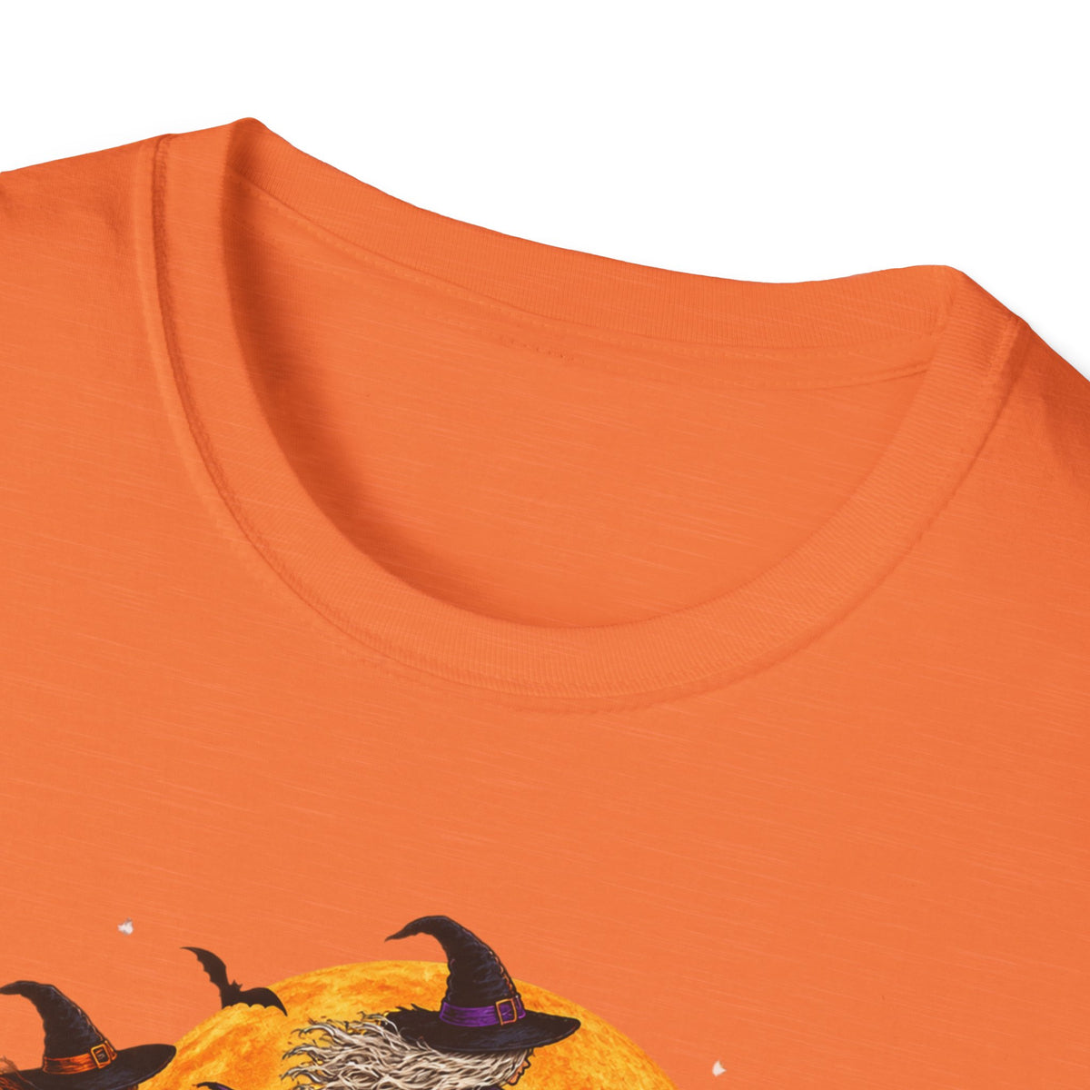 Witching You a Happy Halloween T-Shirt | Witch, Bats, Pumpkin, Moon