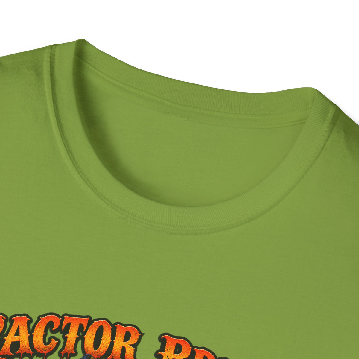 Tractor Brings Halloween Vibes T-Shirt | Pumpkin Farm Tractor Halloween Tee