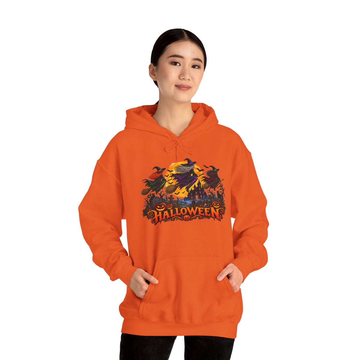 Jack Skellington Moon Halloween Hoodie | Pumpkin Patch Night