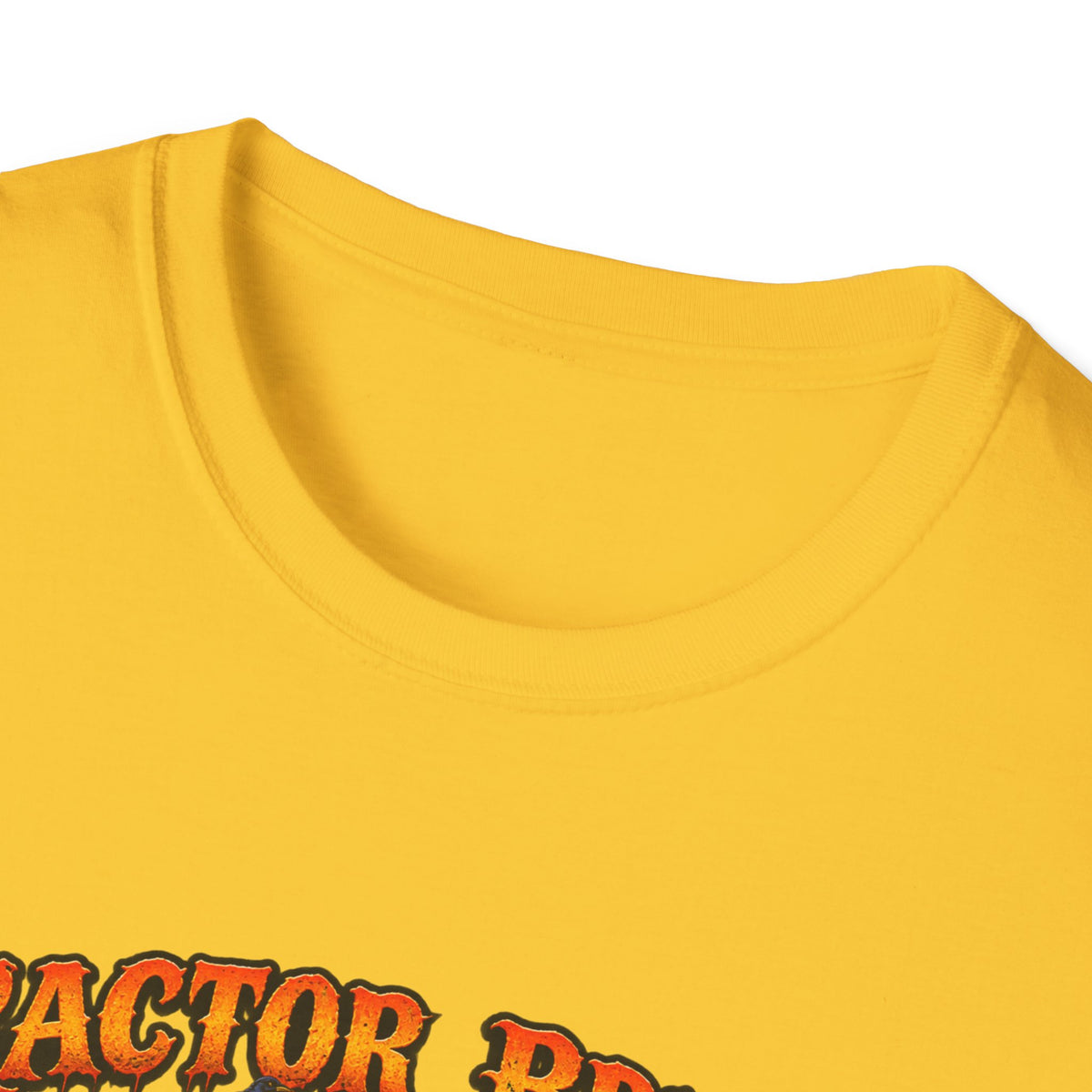 Tractor Brings Halloween Vibes T-Shirt | Pumpkin Farm Tractor Halloween Tee
