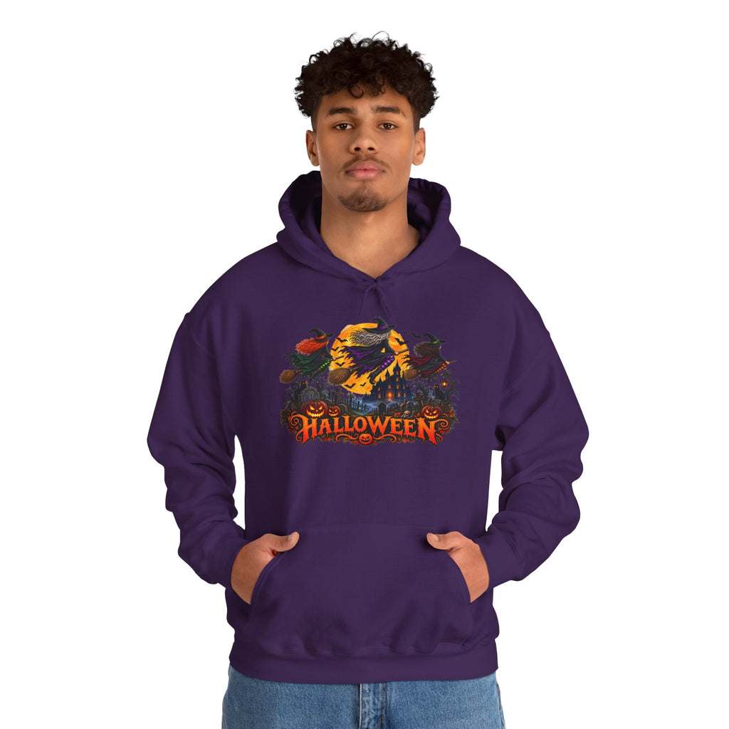 Jack Skellington Moon Halloween Hoodie | Pumpkin Patch Night