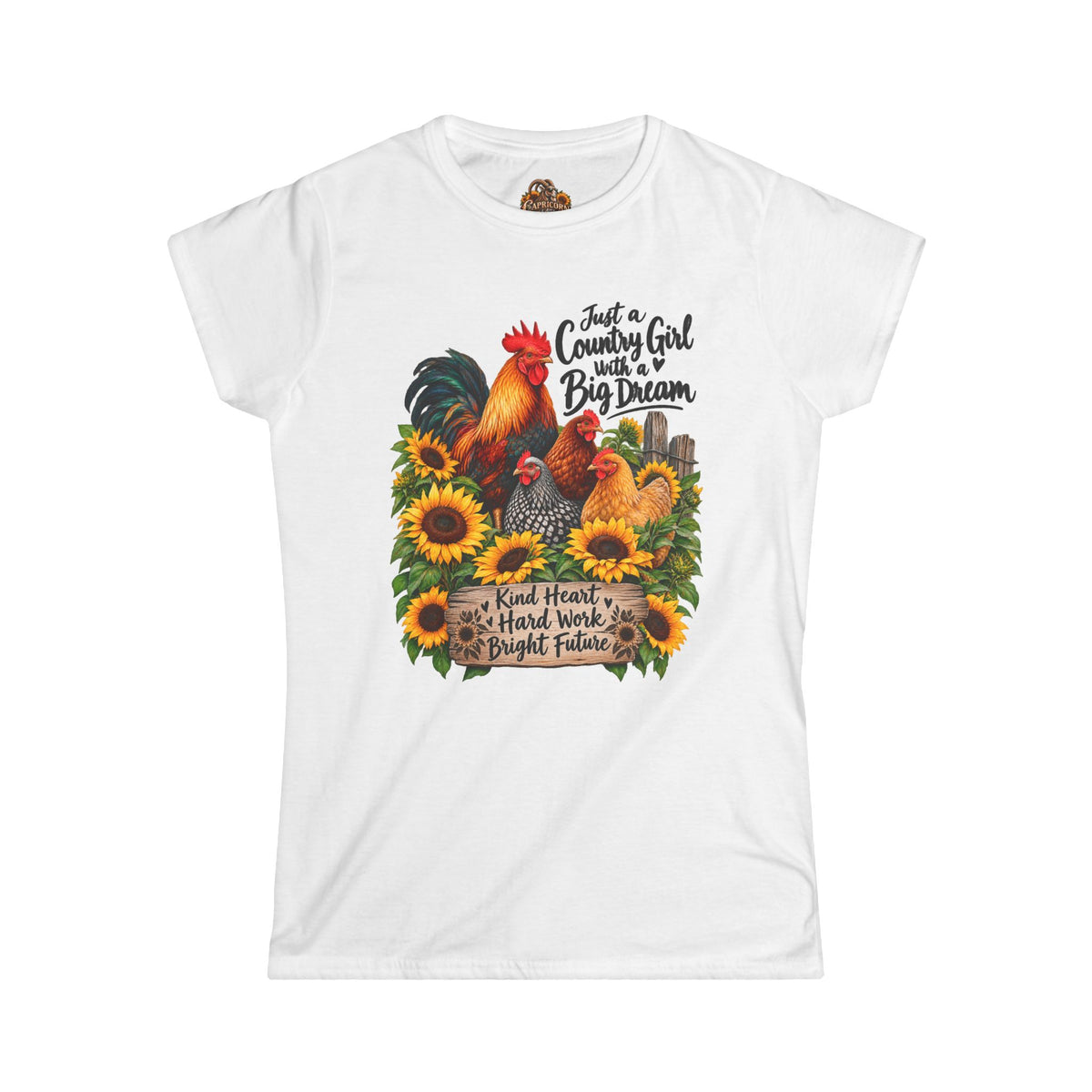 Country Girl with Big Dream | Chickens and Sunflowers