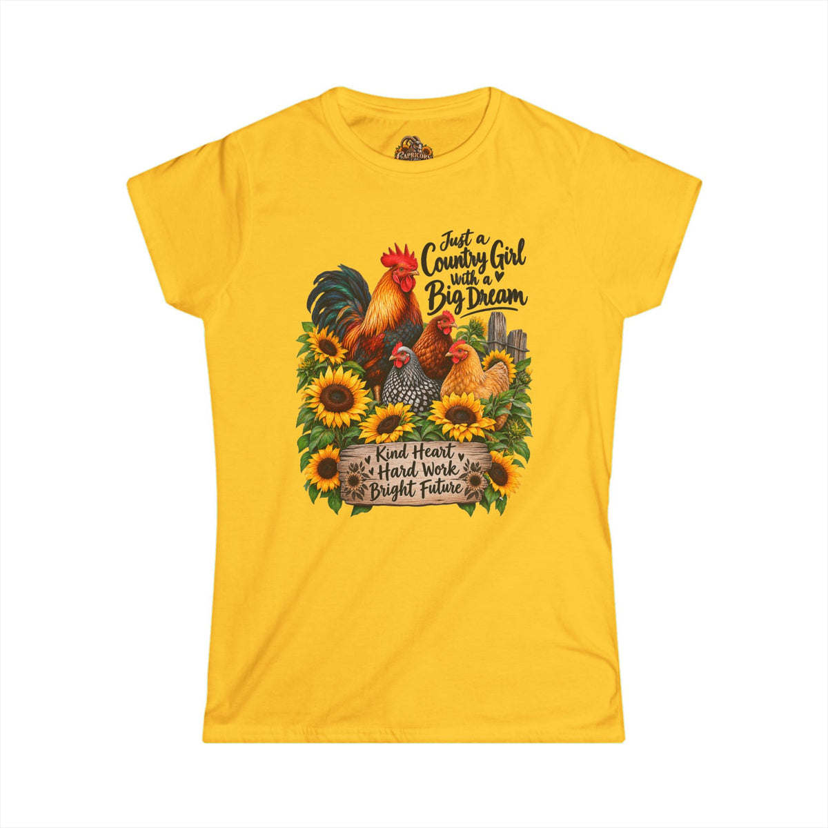 Country Girl with Big Dream | Chickens and Sunflowers