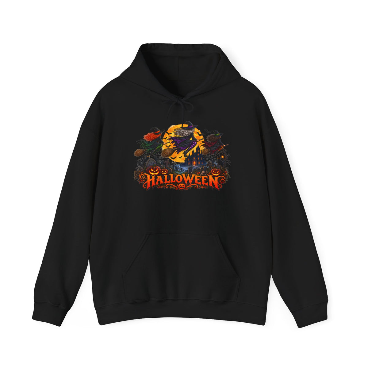 Jack Skellington Moon Halloween Hoodie | Pumpkin Patch Night