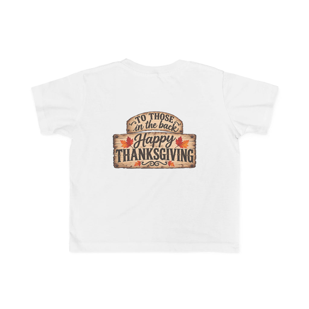 Toddler T-Shirt — 'Happy Thanksgiving' Turkey Truck Design