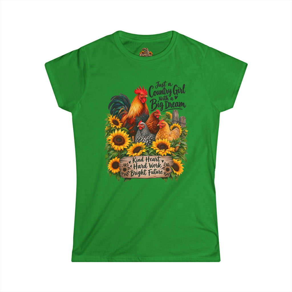 Country Girl with Big Dream | Chickens and Sunflowers