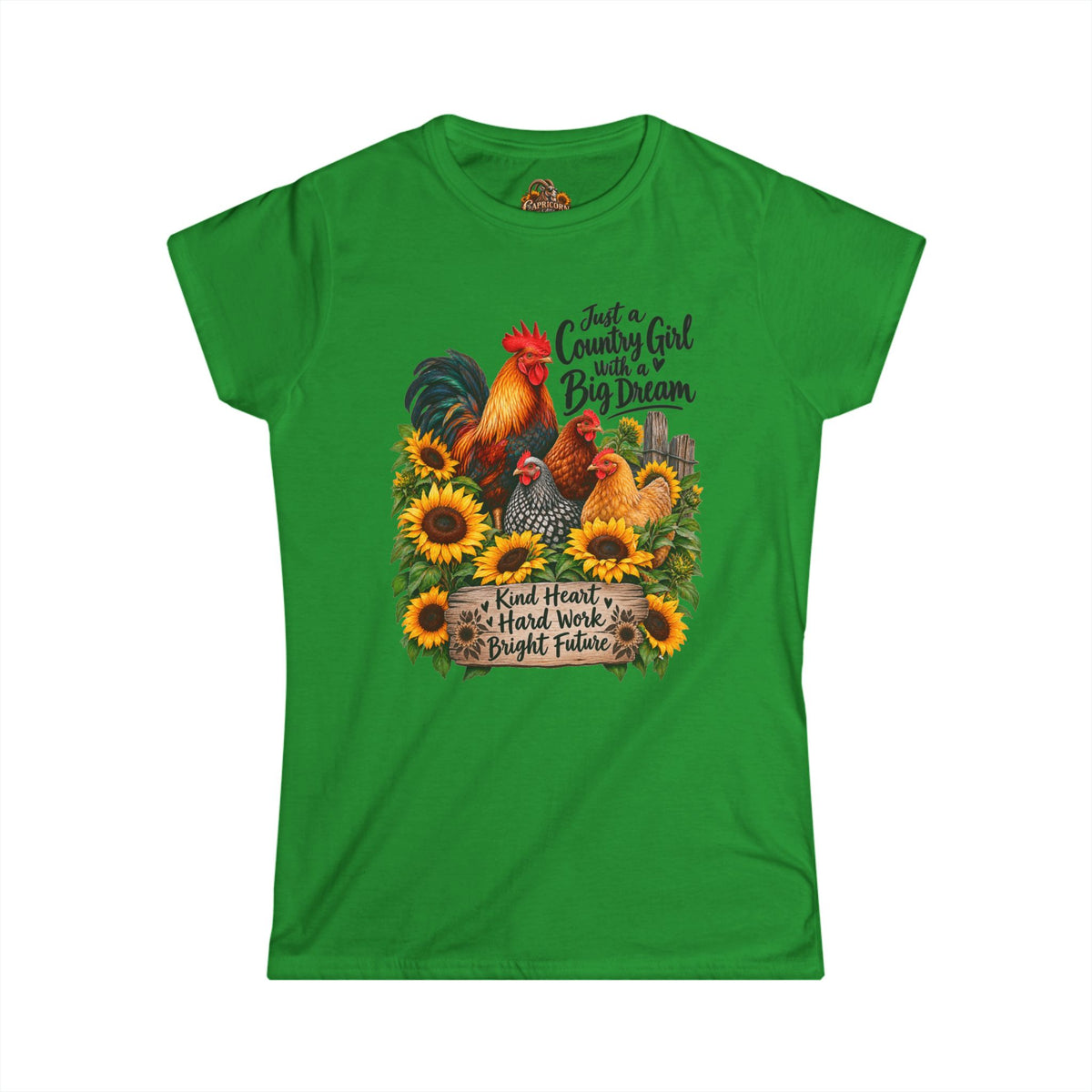 Country Girl with Big Dream | Chickens and Sunflowers