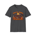 Tractor Brings Halloween Vibes T-Shirt | Pumpkin Farm Tractor Halloween Tee