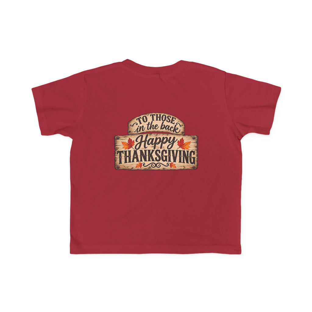 Toddler T-Shirt — 'Happy Thanksgiving' Turkey Truck Design