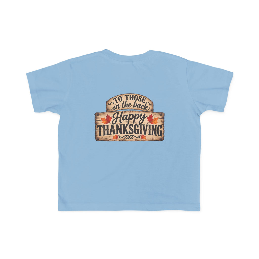 Toddler T-Shirt — 'Happy Thanksgiving' Turkey Truck Design