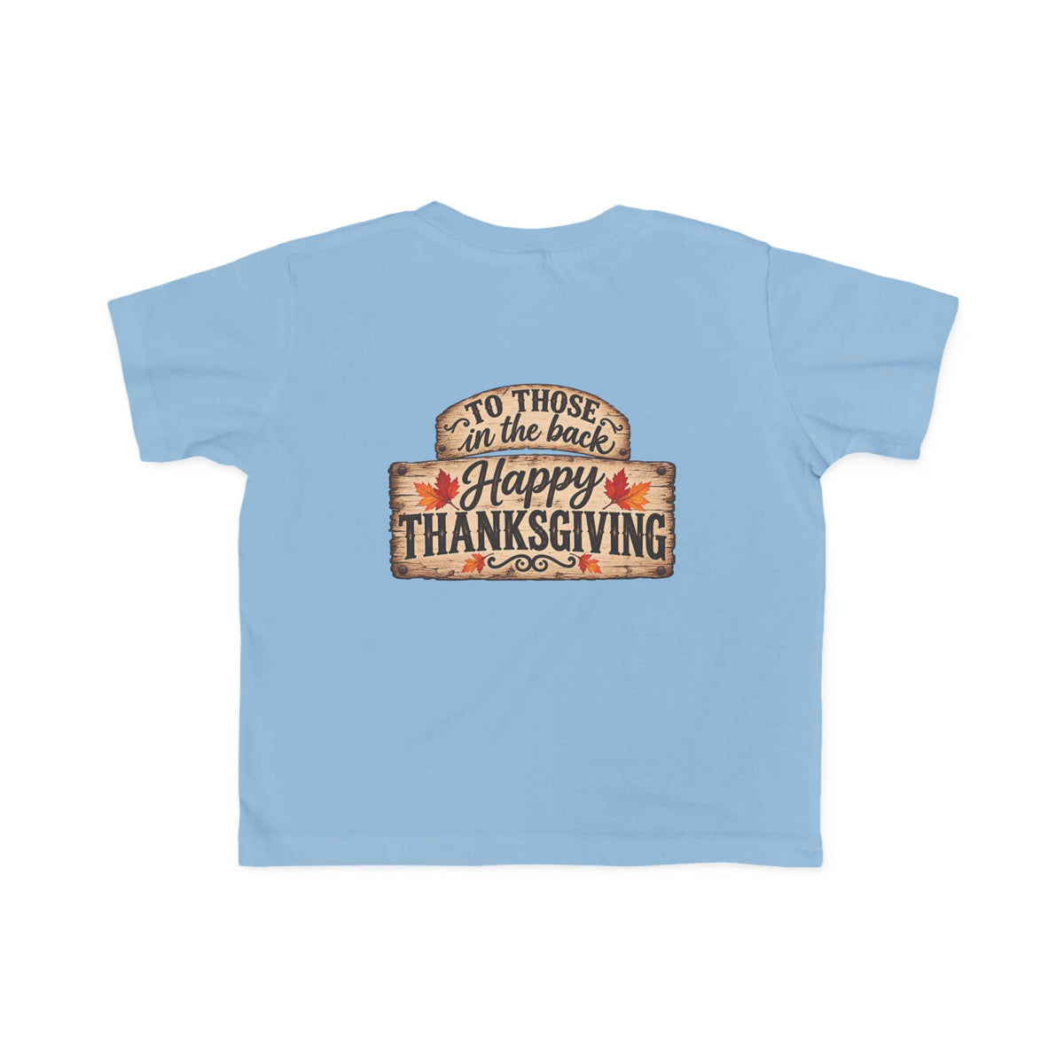 Toddler T-Shirt — 'Happy Thanksgiving' Turkey Truck Design