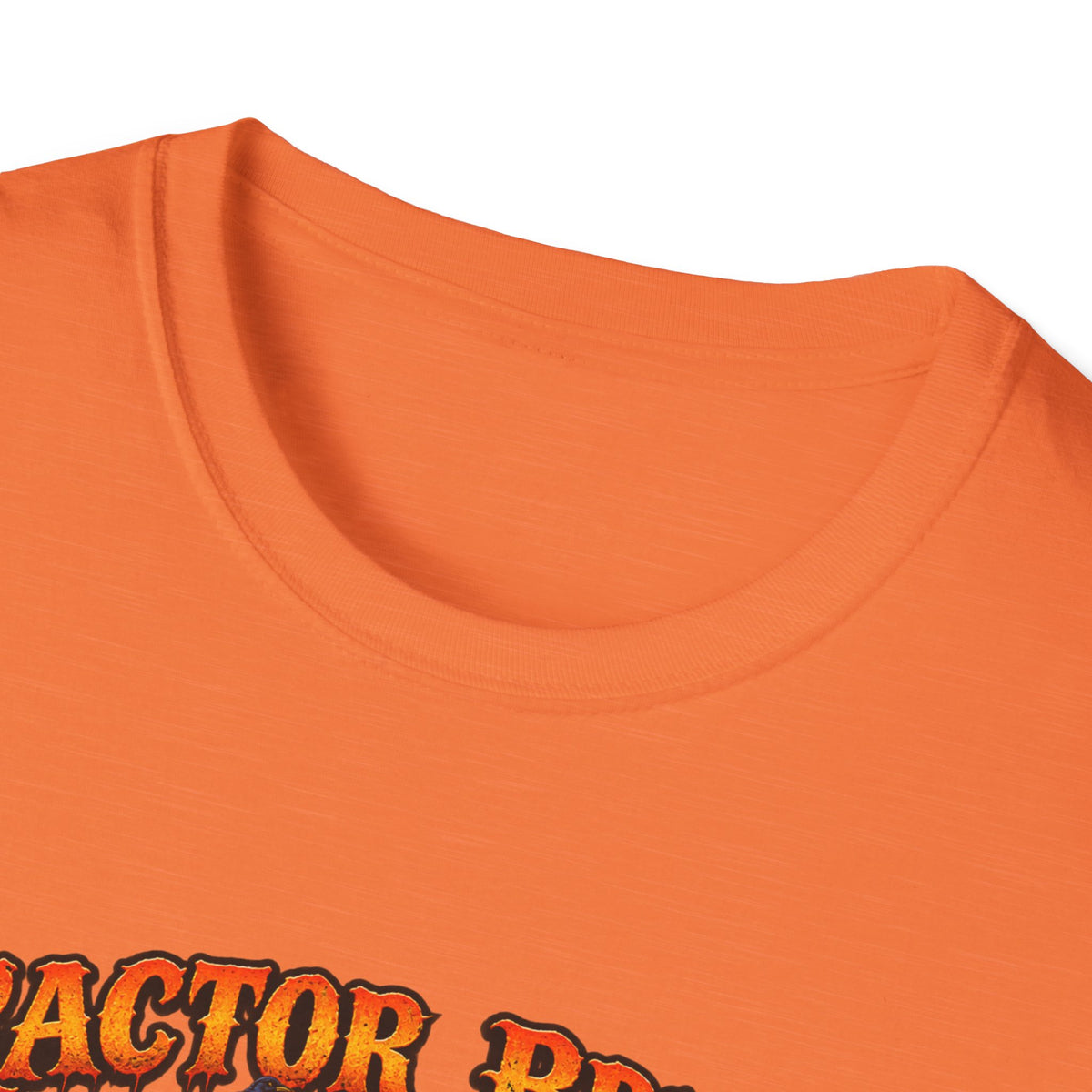 Tractor Brings Halloween Vibes T-Shirt | Pumpkin Farm Tractor Halloween Tee