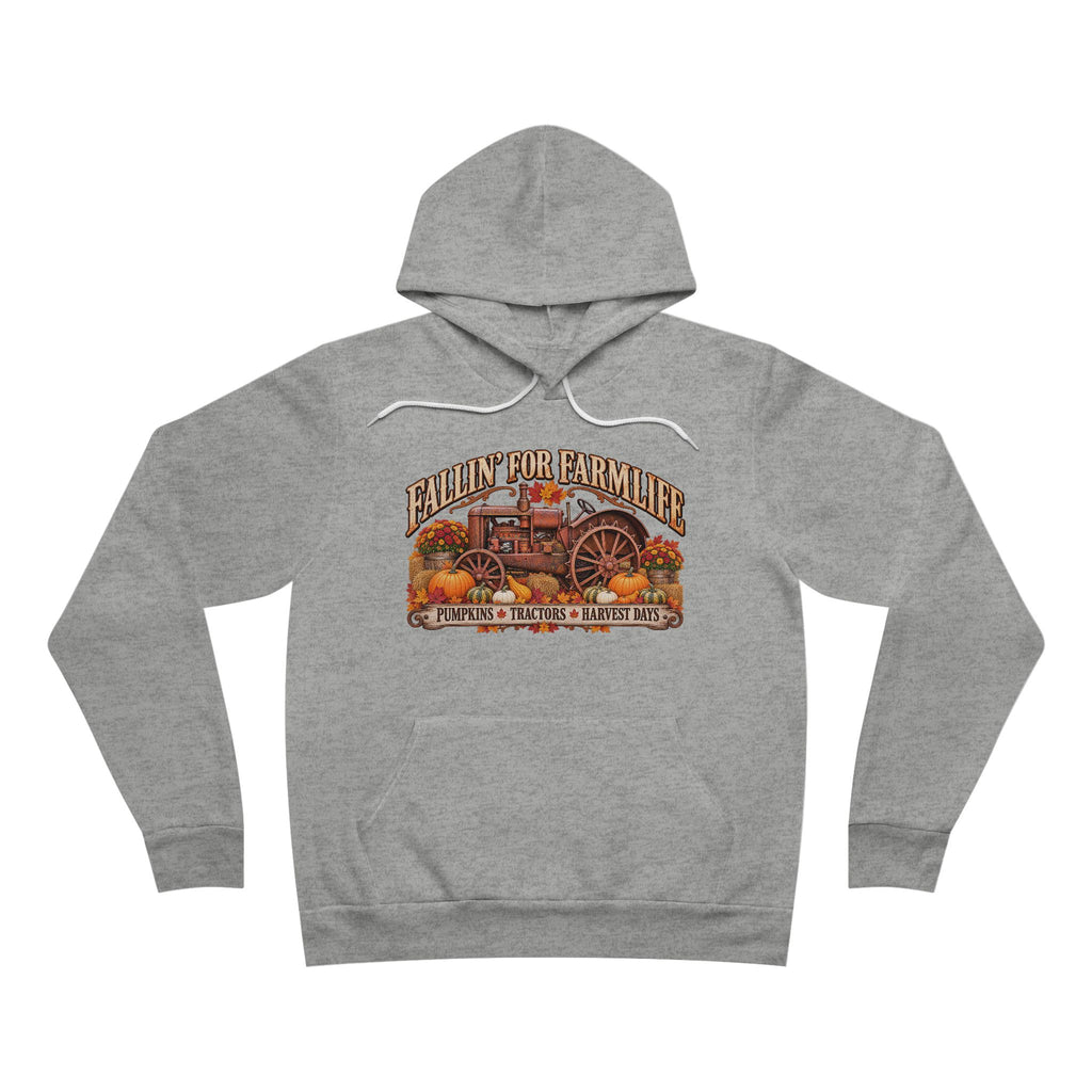 Fallin' for Farmlife Hoodie | Vintage Tractor Pumpkin Harvest Autumn