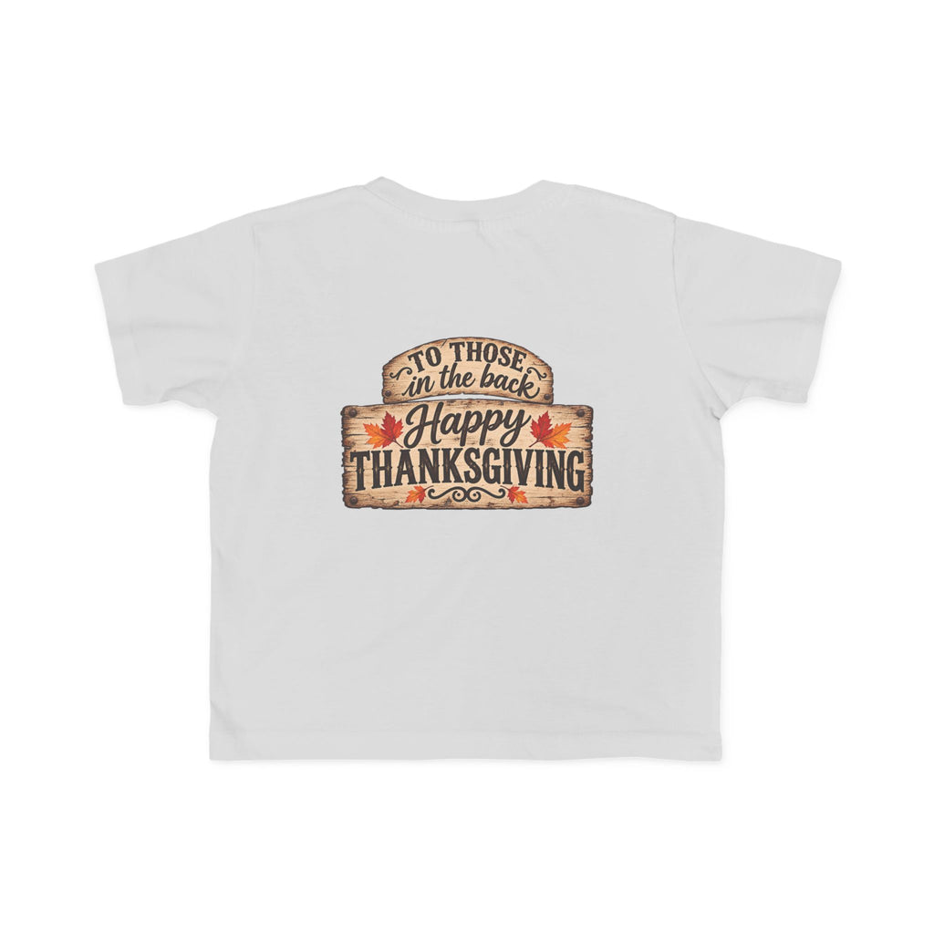 Toddler T-Shirt — 'Happy Thanksgiving' Turkey Truck Design