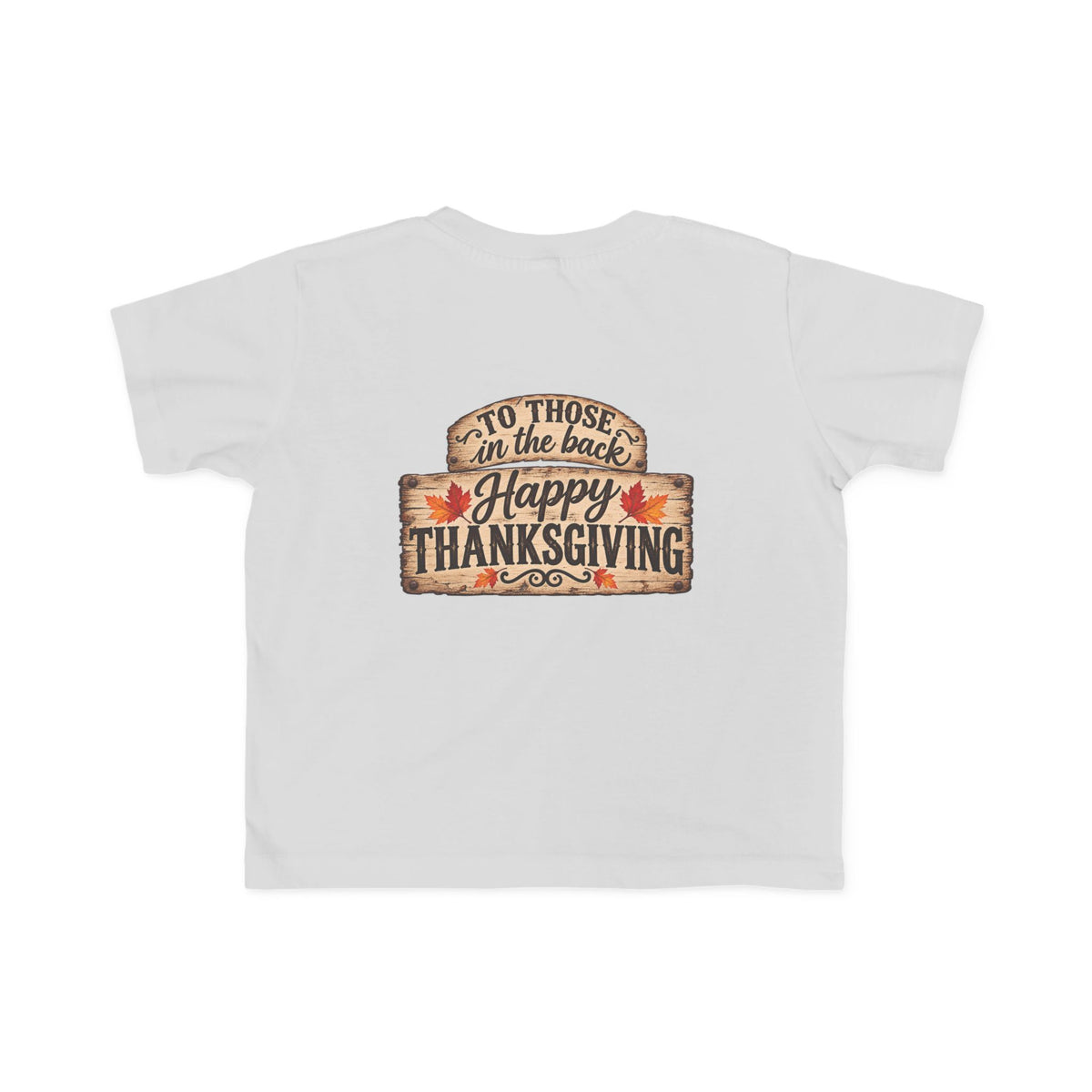 Toddler T-Shirt — 'Happy Thanksgiving' Turkey Truck Design