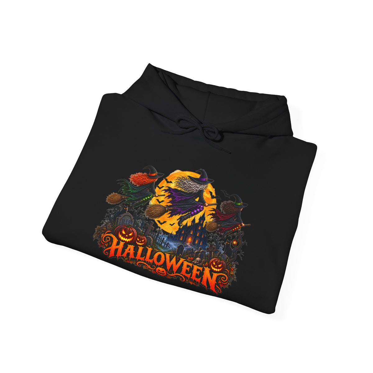 Jack Skellington Moon Halloween Hoodie | Pumpkin Patch Night