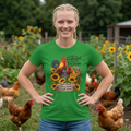 Country Girl with Big Dream | Chickens and Sunflowers