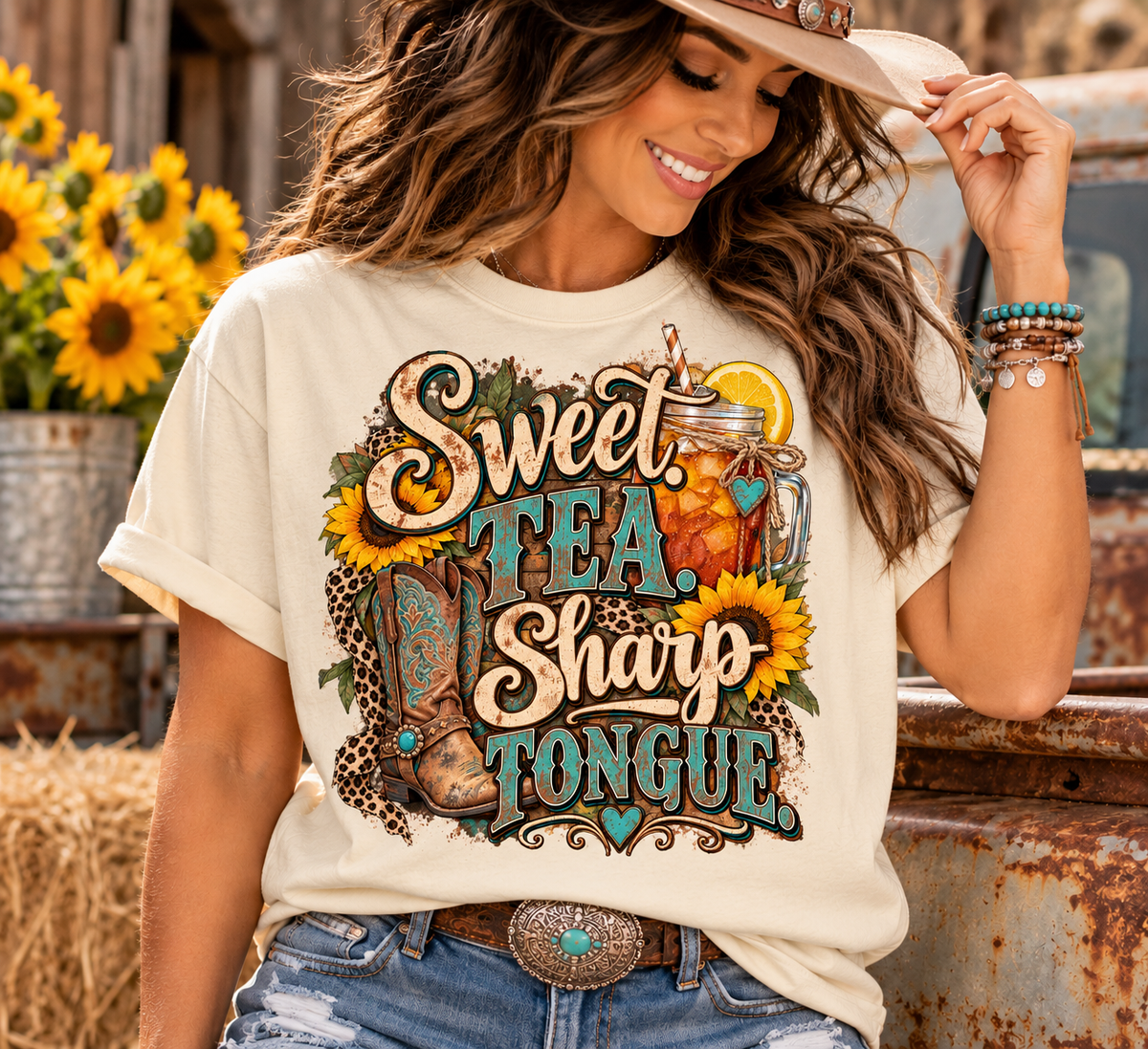Sweet Tea Sharp Tongue Graphic T-Shirt