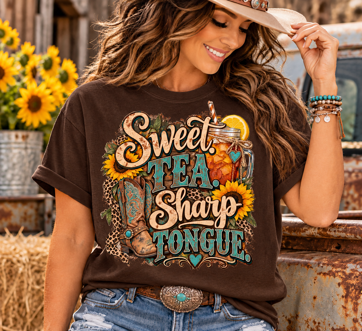 Sweet Tea Sharp Tongue Graphic T-Shirt