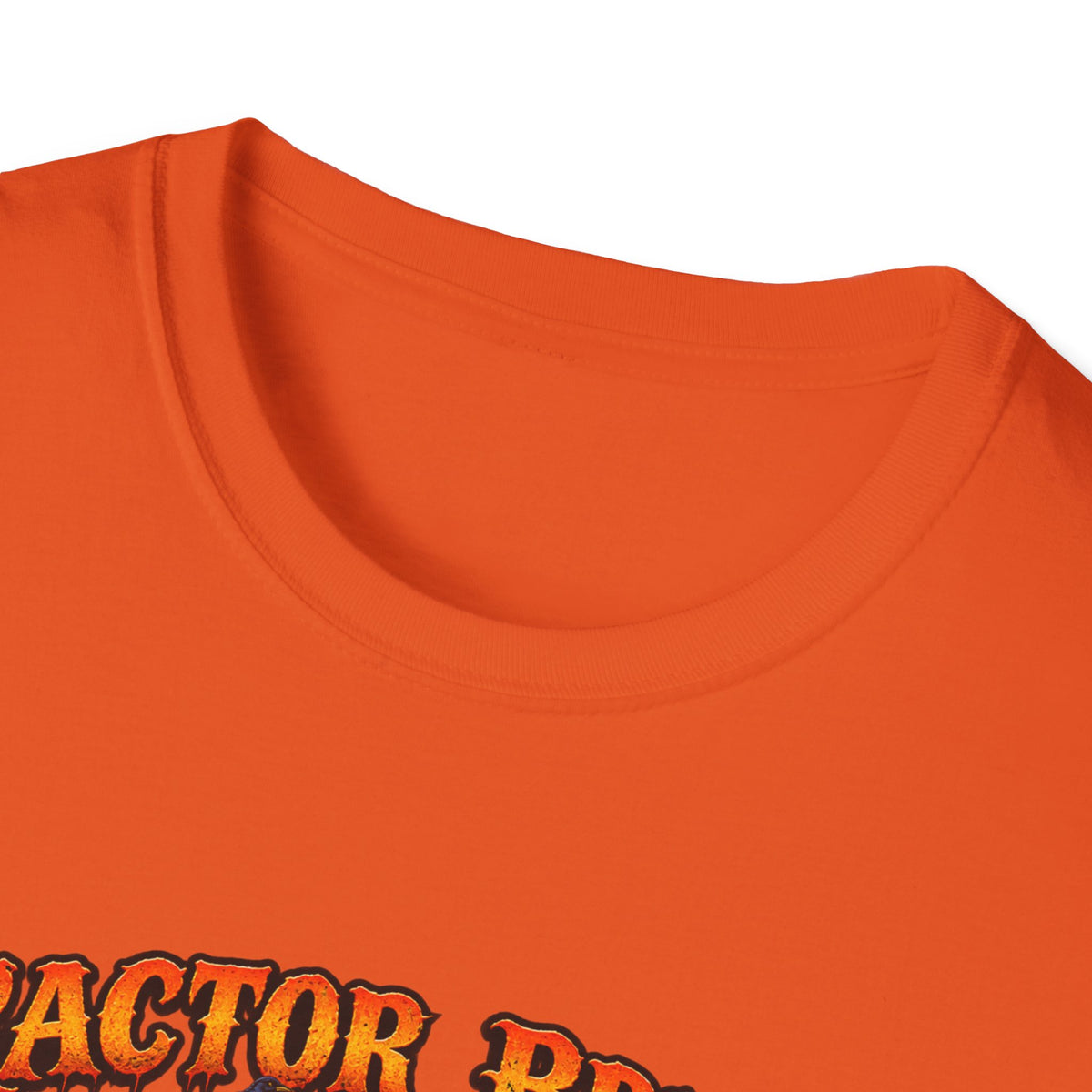 Tractor Brings Halloween Vibes T-Shirt | Pumpkin Farm Tractor Halloween Tee