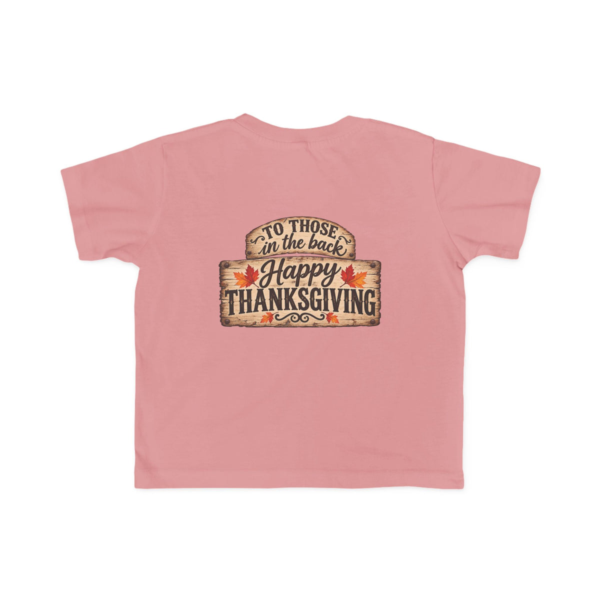 Toddler T-Shirt — 'Happy Thanksgiving' Turkey Truck Design