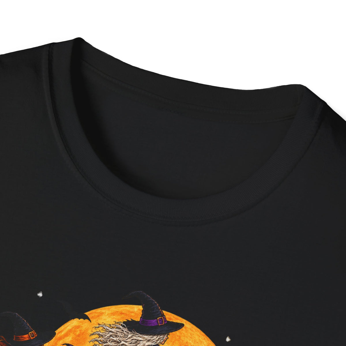 Witching You a Happy Halloween T-Shirt | Witch, Bats, Pumpkin, Moon