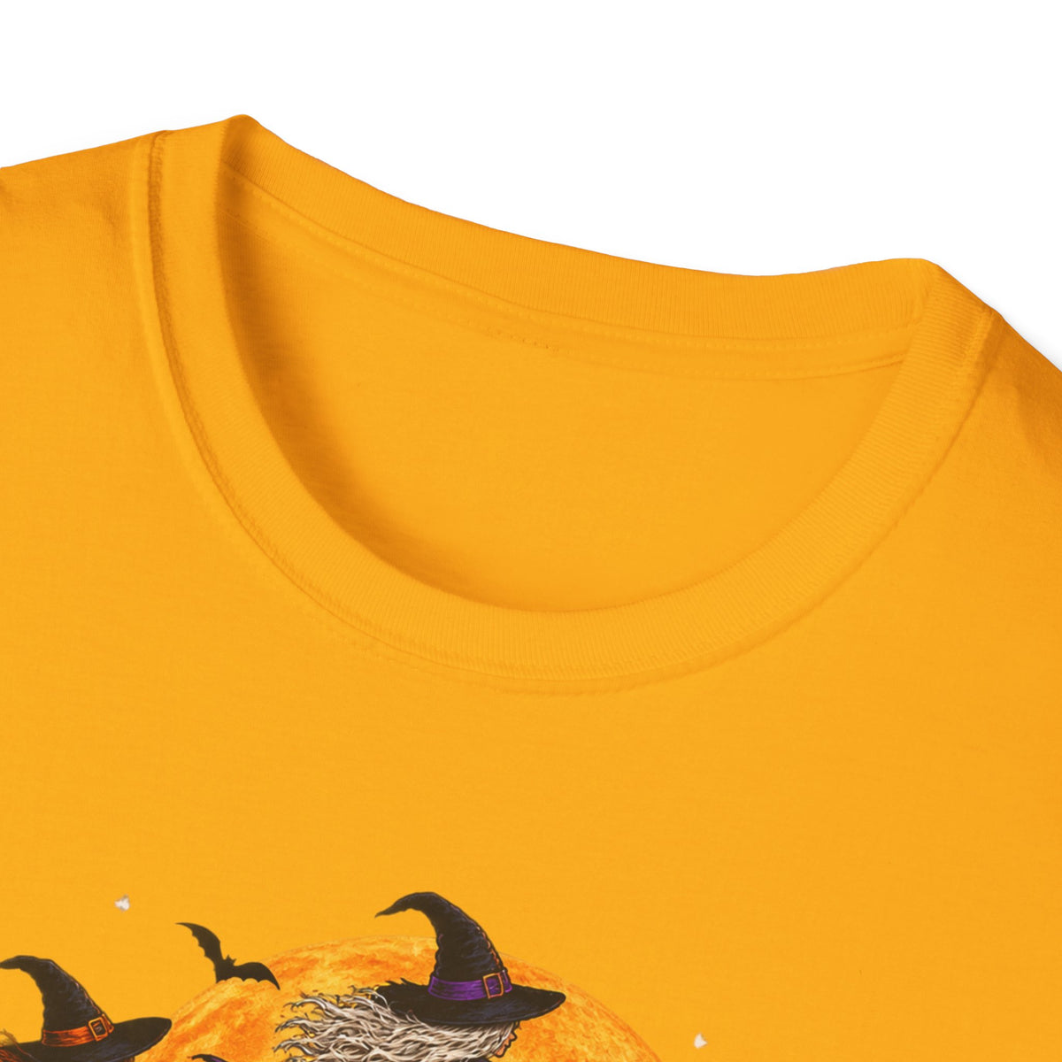 Witching You a Happy Halloween T-Shirt | Witch, Bats, Pumpkin, Moon