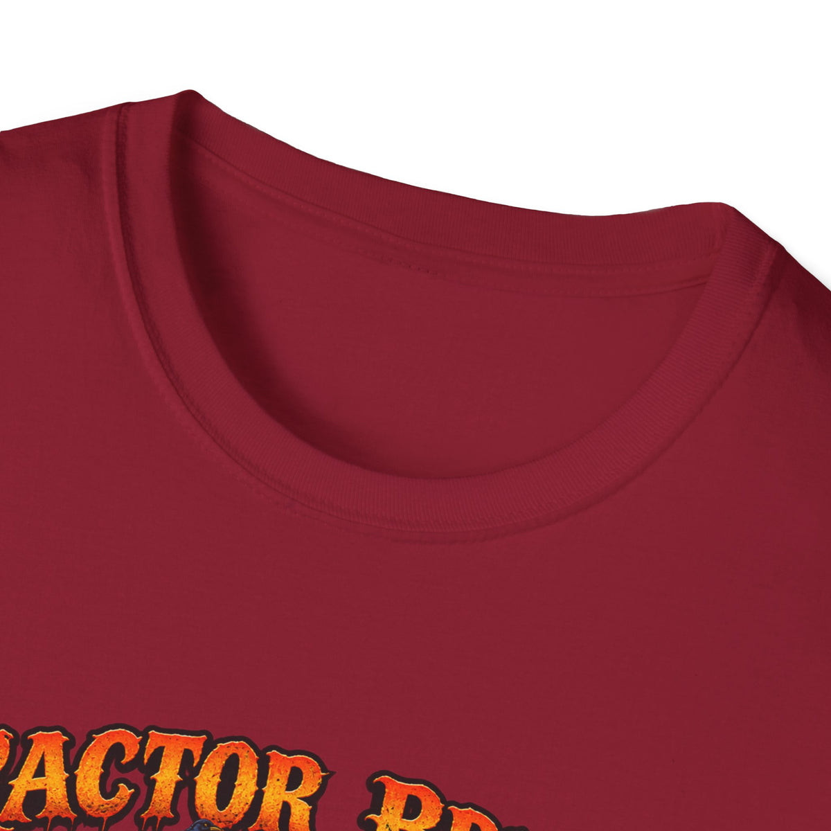 Tractor Brings Halloween Vibes T-Shirt | Pumpkin Farm Tractor Halloween Tee