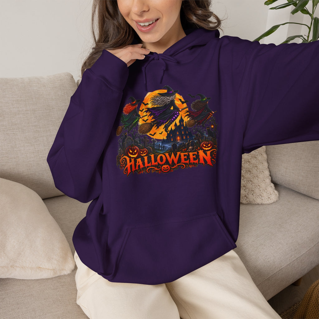 Jack Skellington Moon Halloween Hoodie | Pumpkin Patch Night