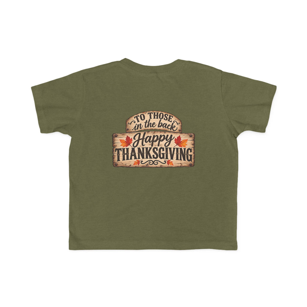Toddler T-Shirt — 'Happy Thanksgiving' Turkey Truck Design