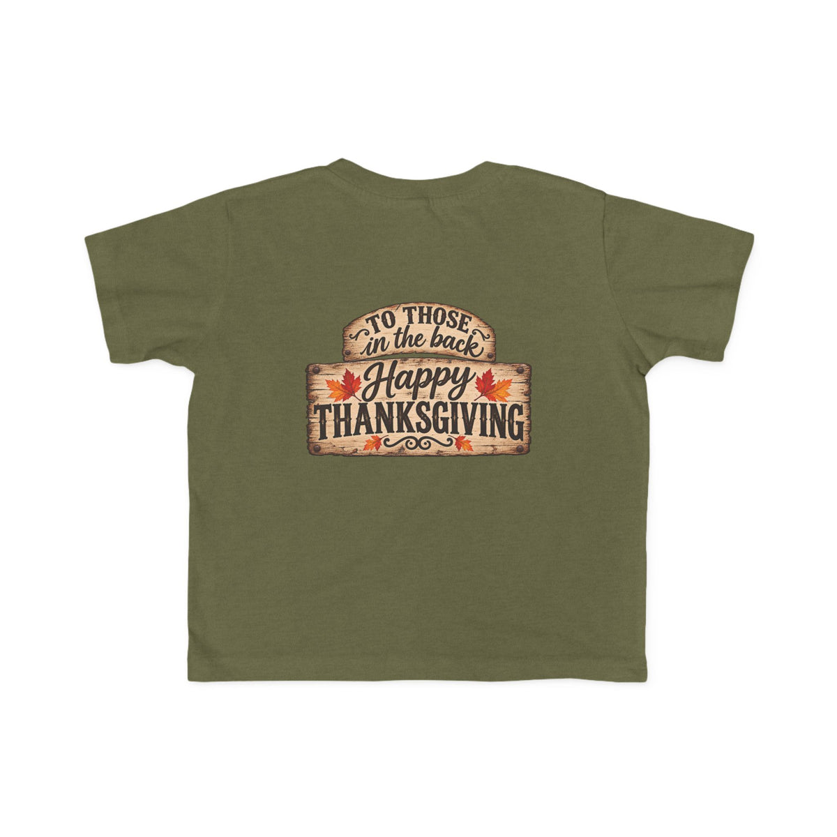 Toddler T-Shirt — 'Happy Thanksgiving' Turkey Truck Design