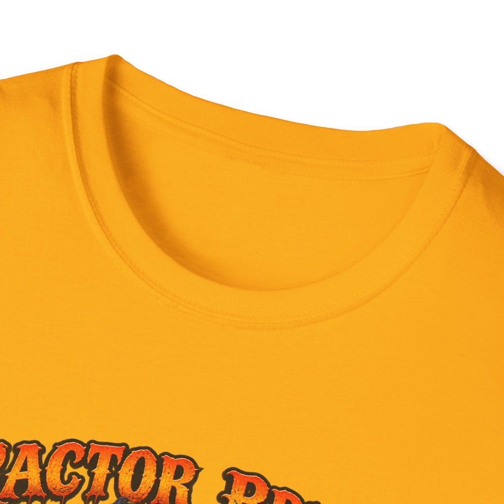 Tractor Brings Halloween Vibes T-Shirt | Pumpkin Farm Tractor Halloween Tee