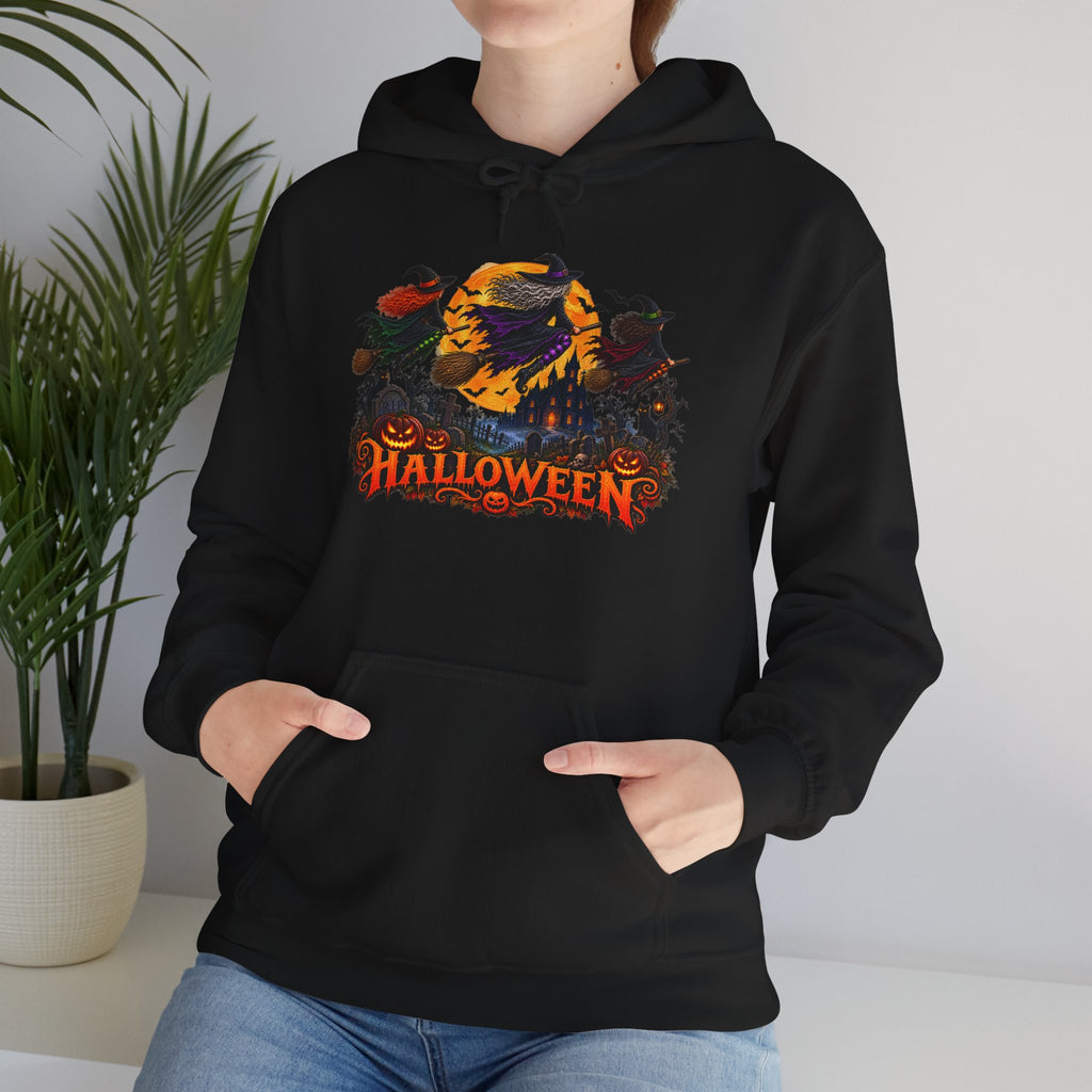 Jack Skellington Moon Halloween Hoodie | Pumpkin Patch Night