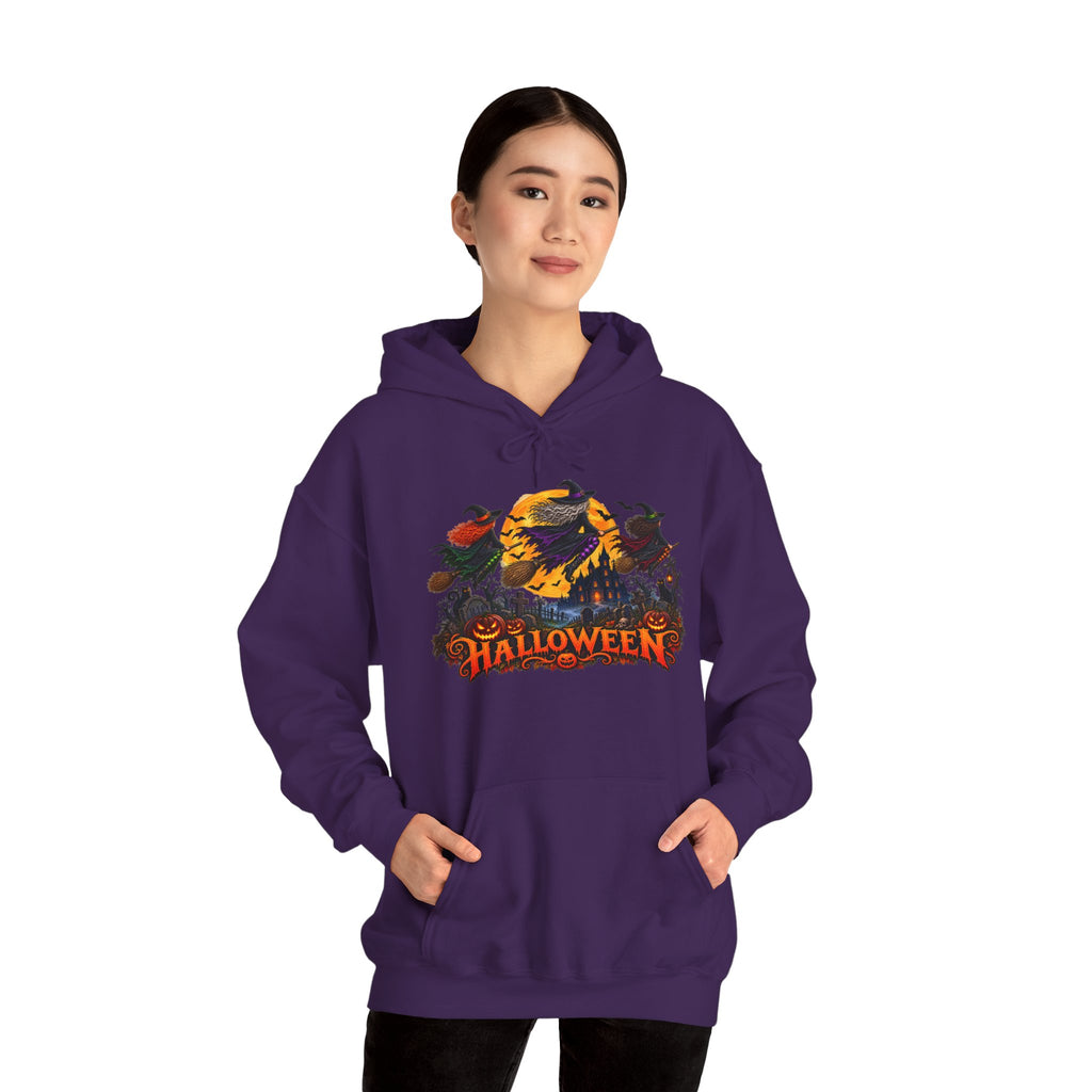 Jack Skellington Moon Halloween Hoodie | Pumpkin Patch Night