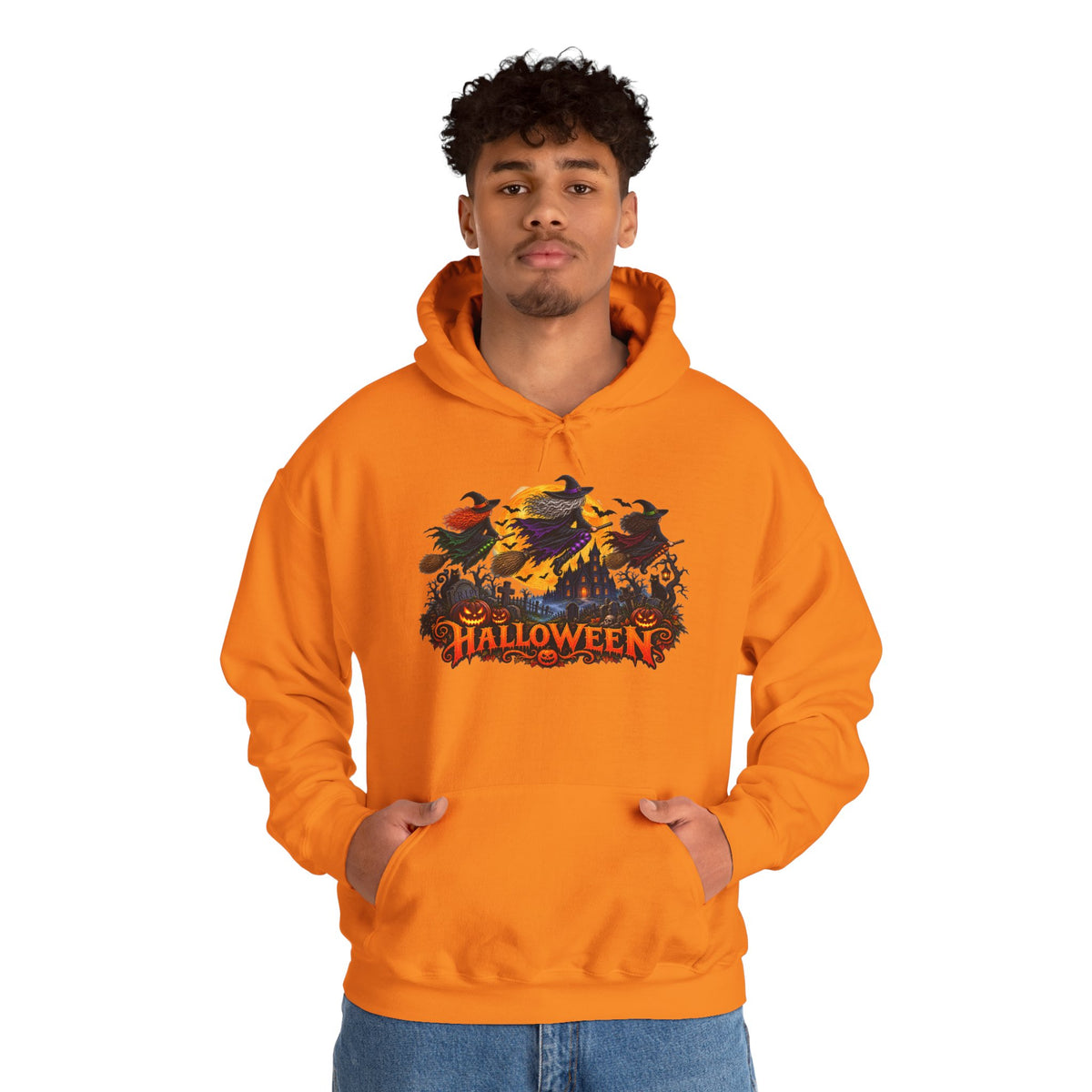 Jack Skellington Moon Halloween Hoodie | Pumpkin Patch Night