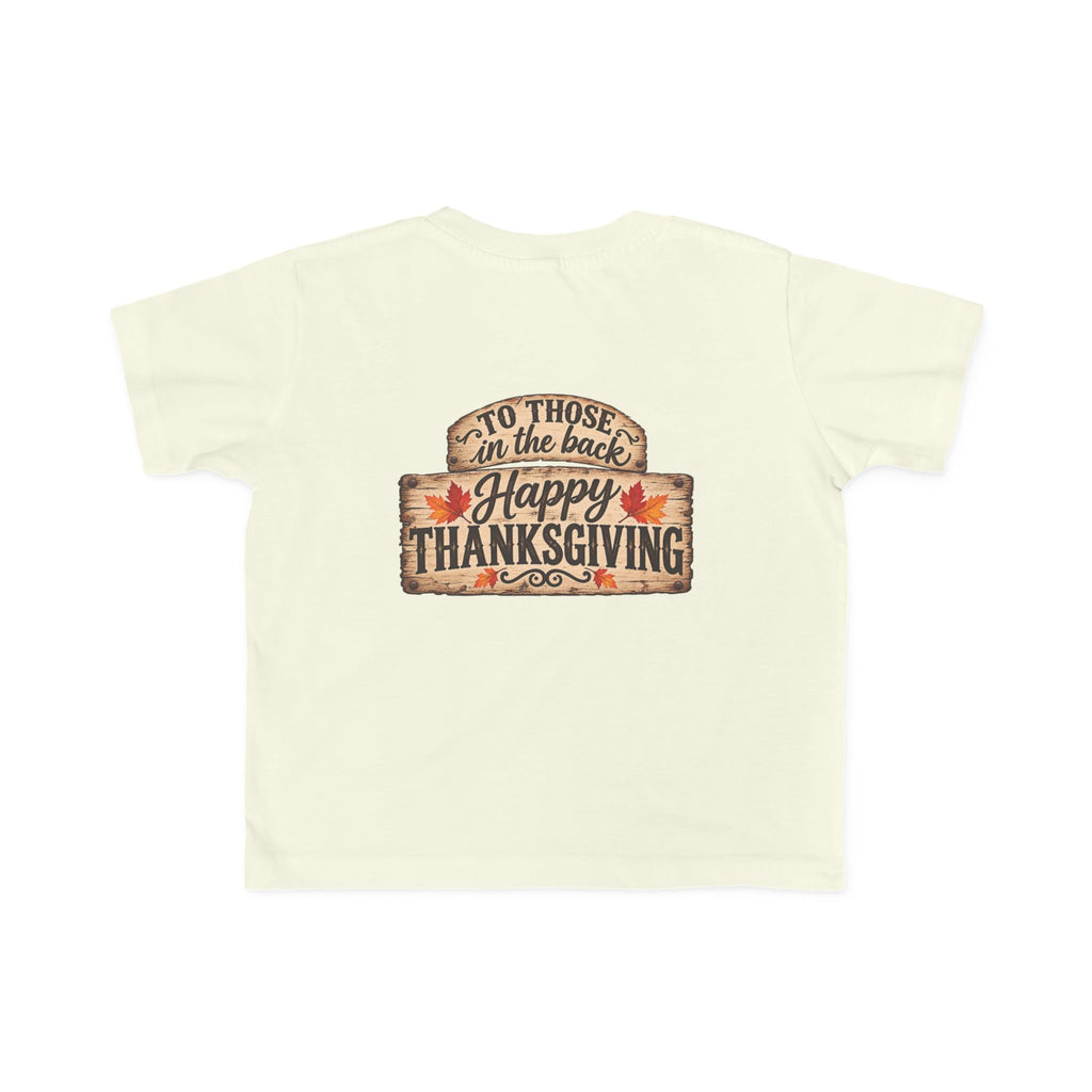 Toddler T-Shirt — 'Happy Thanksgiving' Turkey Truck Design