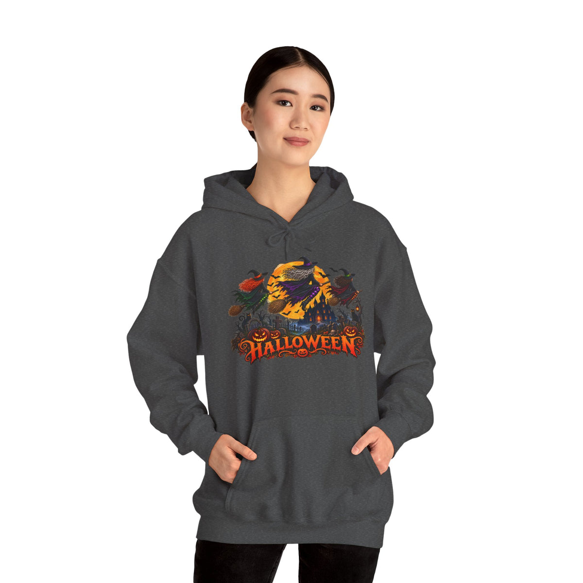 Jack Skellington Moon Halloween Hoodie | Pumpkin Patch Night