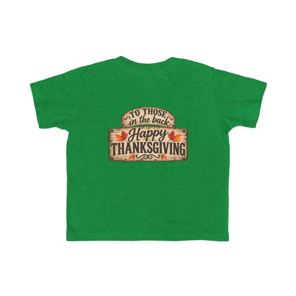 Toddler T-Shirt — 'Happy Thanksgiving' Turkey Truck Design