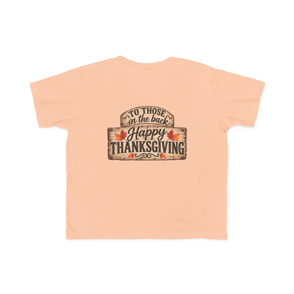 Toddler T-Shirt — 'Happy Thanksgiving' Turkey Truck Design