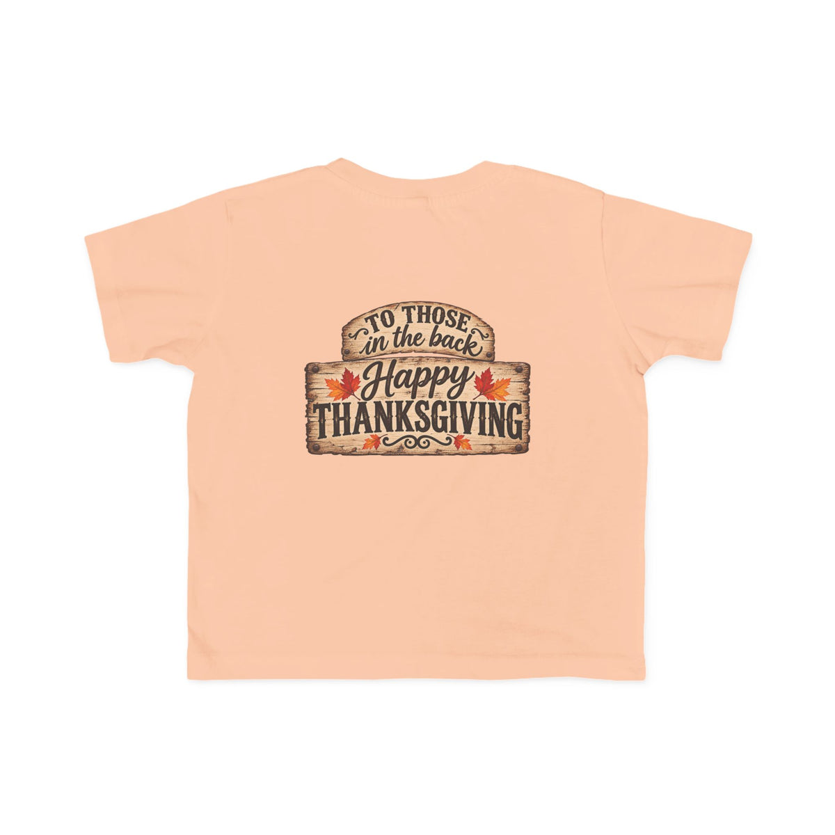 Toddler T-Shirt — 'Happy Thanksgiving' Turkey Truck Design