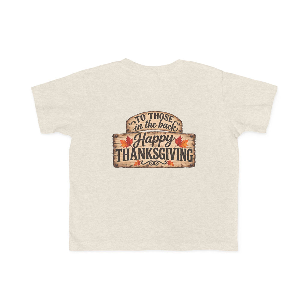 Toddler T-Shirt — 'Happy Thanksgiving' Turkey Truck Design