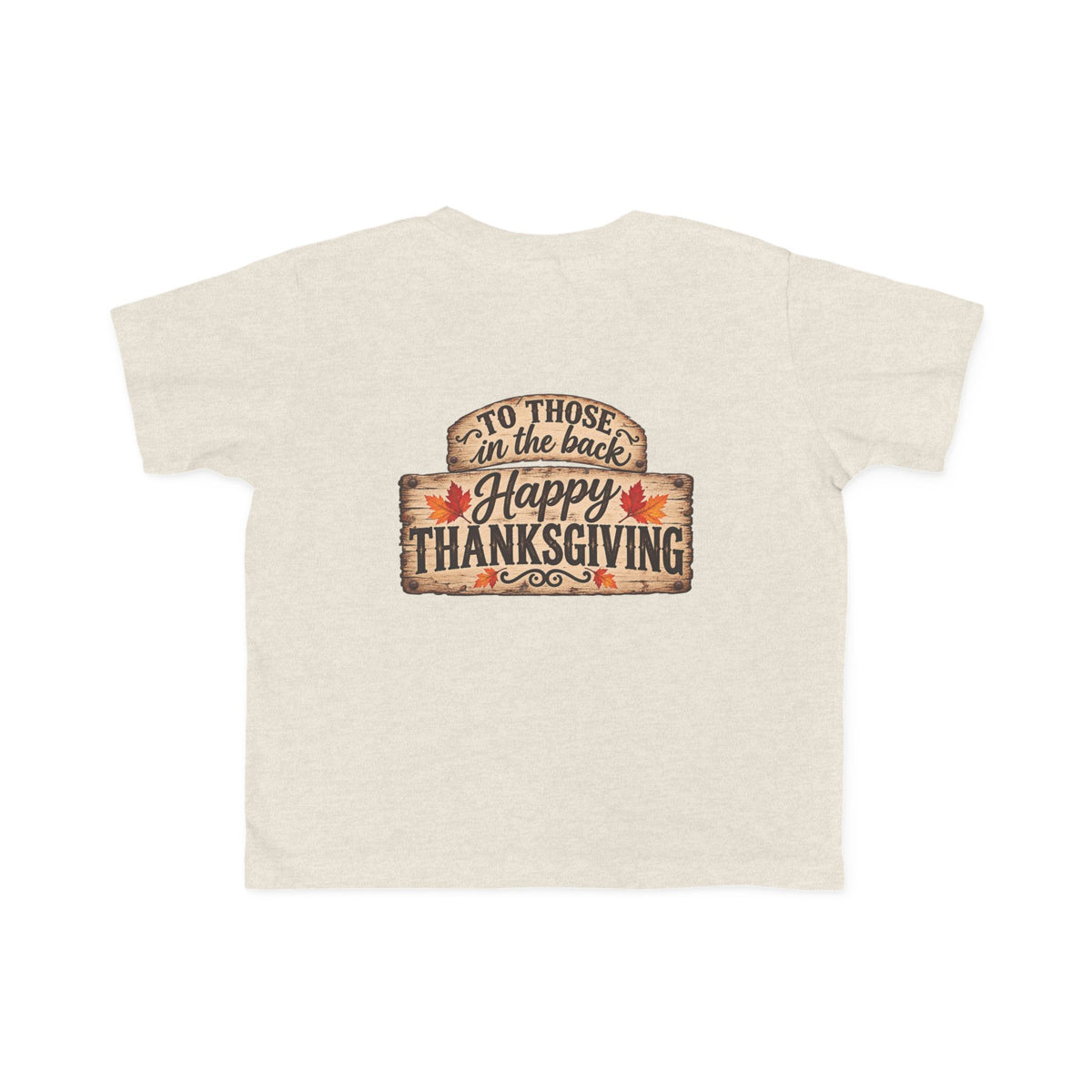 Toddler T-Shirt — 'Happy Thanksgiving' Turkey Truck Design
