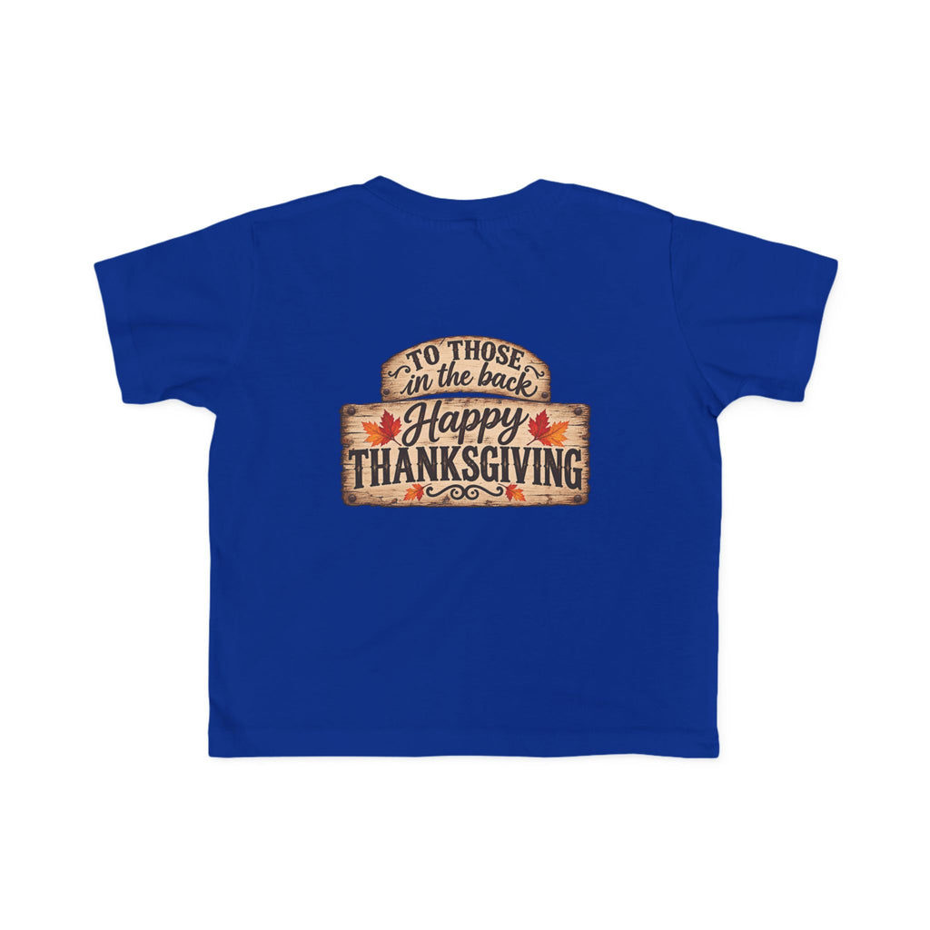 Toddler T-Shirt — 'Happy Thanksgiving' Turkey Truck Design