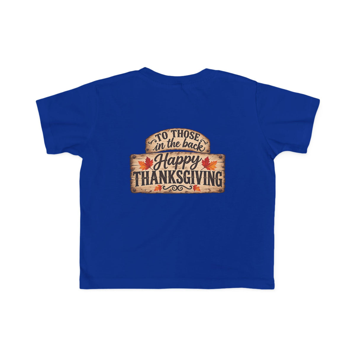 Toddler T-Shirt — 'Happy Thanksgiving' Turkey Truck Design